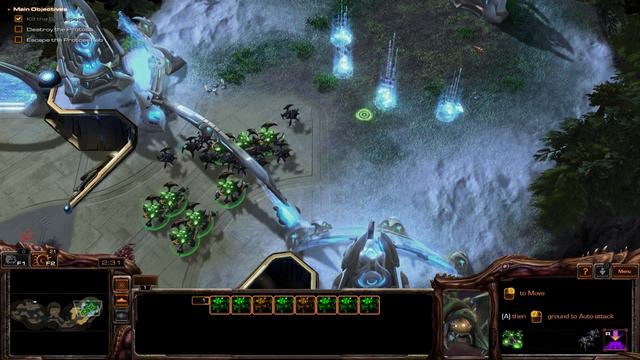 Starcraft II: Heart of the Swarm Part 8 - Roach evolution смотреть онлайн