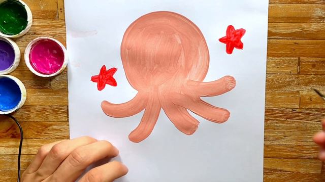 КАК НАРИСОВАТЬ ОСЬМИНОГА РИСОВАНИЕ ДЛЯ ДЕТЕЙ ПО ШАГАМ смотреть онлайн