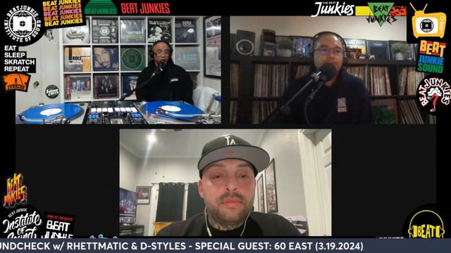 SOUNDCHECK with RHETTMATIC & D-STYLES - SPECIAL GUEST: 60 EAST (3/19/2024) смотреть онлайн