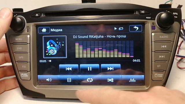 Магнитола Hyuhdai IX-35 смотреть онлайн