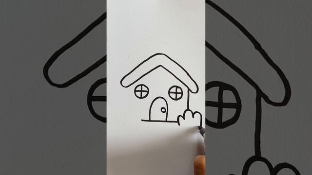 #какнарисовать #домик #простыерисунки #рисункидляначинающих #рисункидлясрисовки #рисунки смотреть онлайн