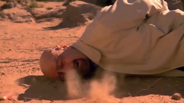 walter white crying meme but with triage at dawn