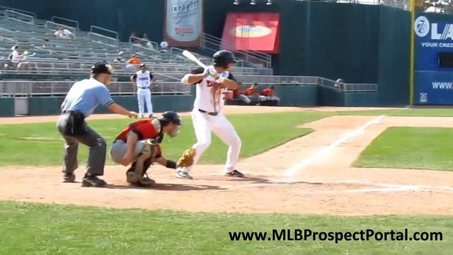 Blue Jays SS/OF Kevin Nolan batting for Class-A Lansing Lugnuts смотреть онлайн