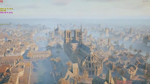 AC UNITY, i5-4690, 280X vapor-x,1080p, ultra settings смотреть онлайн