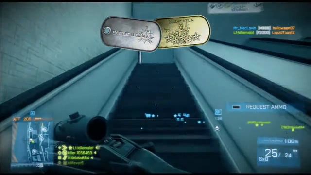 Battlefield 3 Rush on Operation Metro - UMP 45 смотреть онлайн