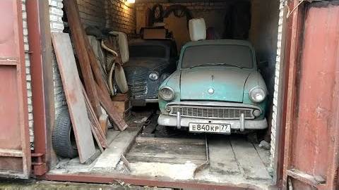 Покупаю Москвич-407 1960 г.в. который простоял в гараже без движения 25 лет!Пробую его запустить. смотреть онлайн