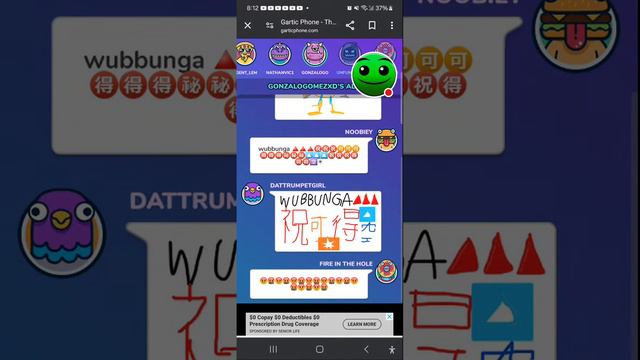 Gartic Phone Live смотреть онлайн