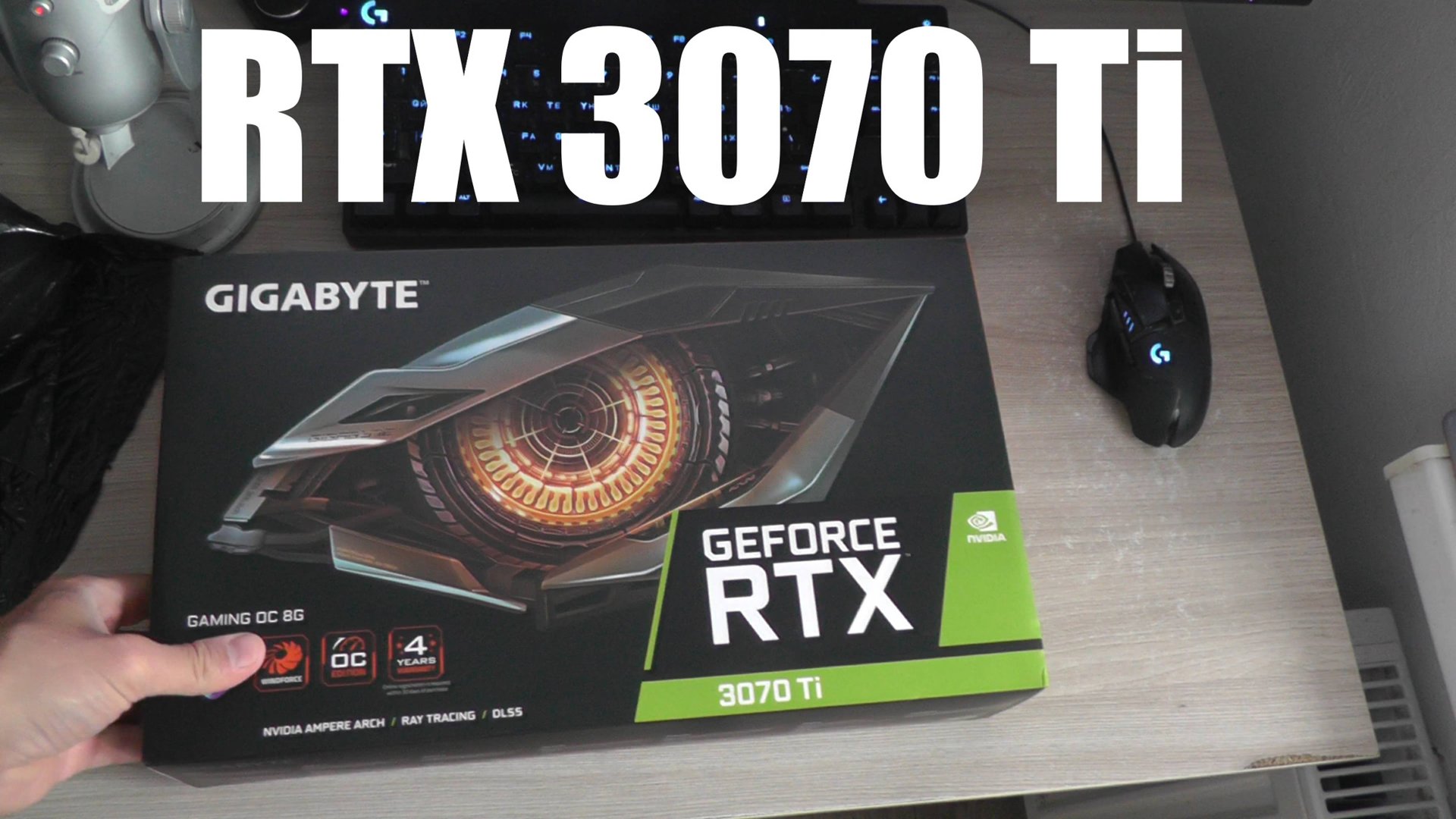 Распаковка RTX 3070 Ti от Gigabyte смотреть онлайн