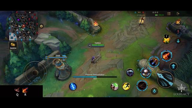 WILD RIFT - Caitlyn Long Range Execution Combo смотреть онлайн
