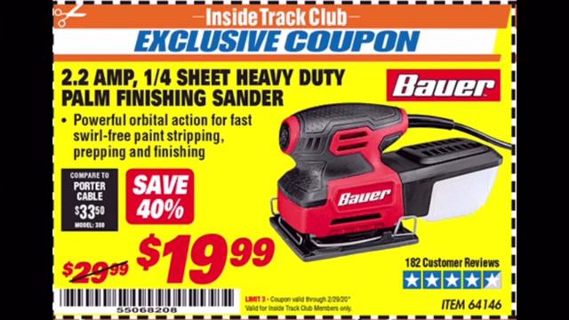 BEST Harbor Freight Coupons, Excluded Items, & NEW TOOLS || Feburary 2020 смотреть онлайн