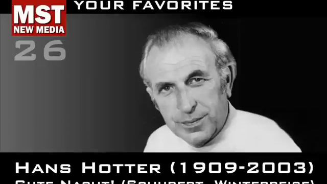 Part II - Your Favorites: HANS HOTTER смотреть онлайн