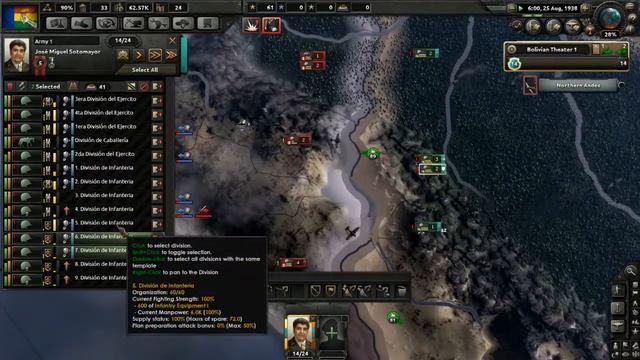 Let's Play: Hearts of Iron 4 - Bolivia: Part V - War with Peru смотреть онлайн