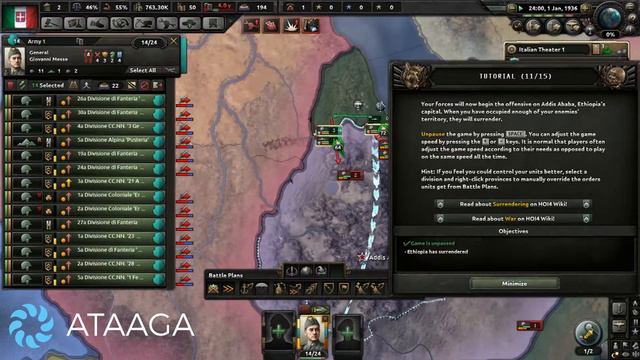 Hearts of Iron 4 in-game tutorial walkthrough смотреть онлайн