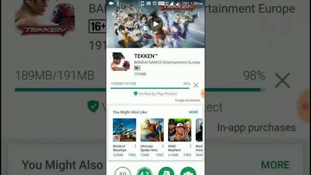 TEKKEN 7 Mobile game available for download on play store смотреть онлайн