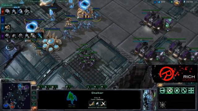 Houseal Rmaster vs. xkillax Hades - Starcraft 2 - 2v2 - TPvTP смотреть онлайн