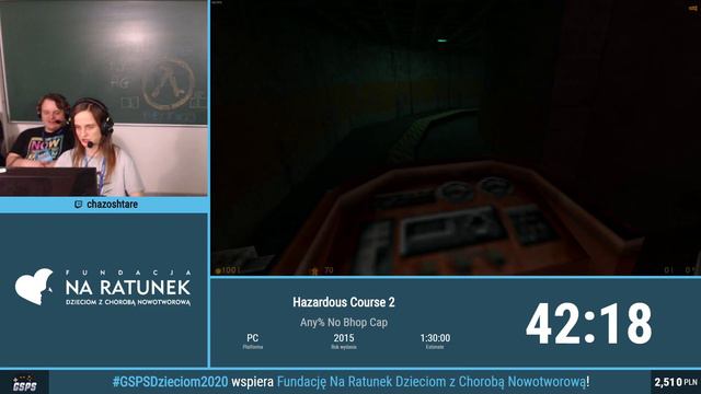 GSPS Dzieciom 2020 - Hazardous Course 2 [Any% No Bhop Cap] - Chazoshtare смотреть онлайн