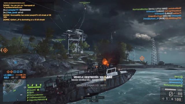 Battlefield 4 Saving Teammates with TOW Missiles смотреть онлайн