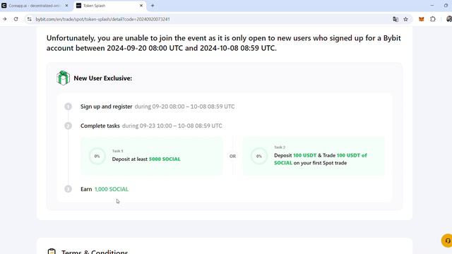 Deposit SOCIAL To Earn