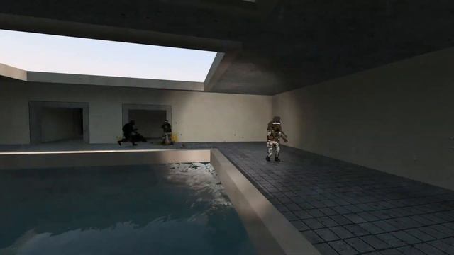 HECU MARINES VS HALO 3 FLOOD (GMOD NPC BATTLES)