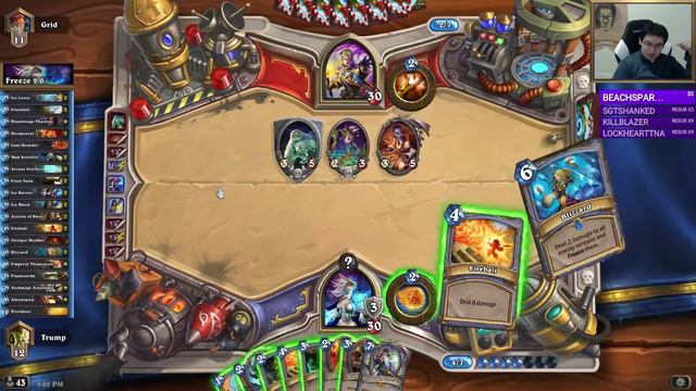 Hearthstone Game #12: Trump playing Freeze Mage - S22 смотреть онлайн