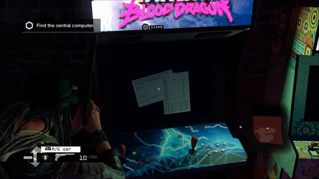 Watch Dogs: Bad Blood DLC: Far Cry 3 Blood Dragon Easter Egg смотреть онлайн