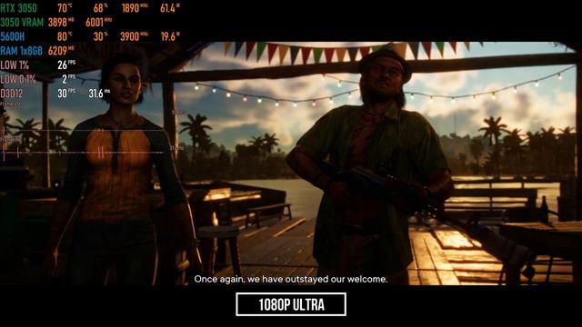 FAR CRY 6 | RTX 3050 M 75W | 5600H | 1x8GB | Gameplay Benchmarks Multiple Settings смотреть онлайн
