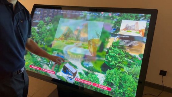 Interactive presentation of the apartment complex.