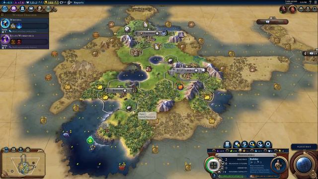 Let's Play Sid Meier's Civilization VI We start with the Germans Part 1 смотреть онлайн