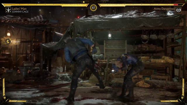 Mortal Kombat 11 Johnny Cage VS Sonya Blade - [ 4K ] смотреть онлайн