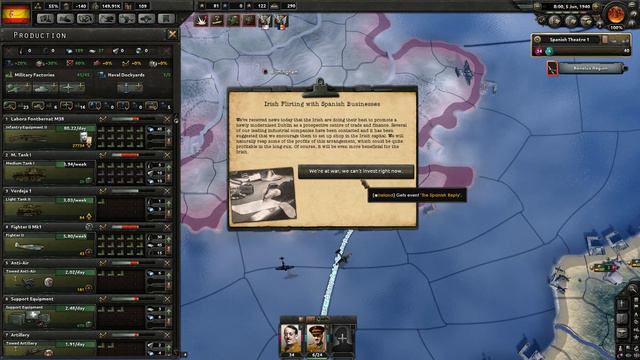 COUNTER REV0LUTION BEGINS [3] - Spain- Kaiserreich Mod - Hearts of Iron IV HOI4 Paradox смотреть онлайн