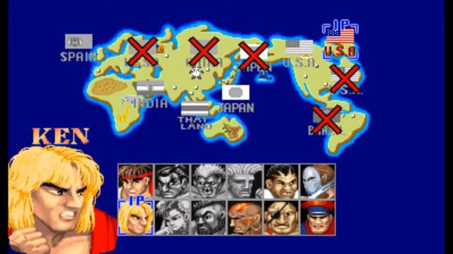 Street Fighter II - (Champion Edition) | Street Fighter 2  Ken Fighting Arcade Game