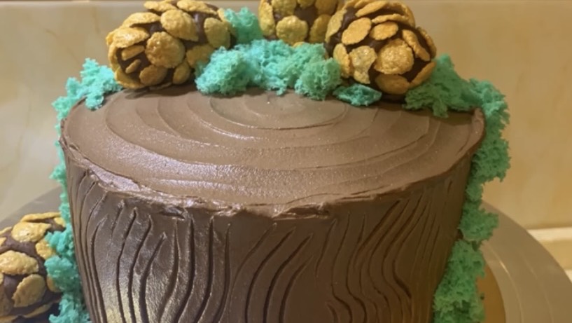 Вкусный бисквитный торт. Торт пень смотреть онлайн