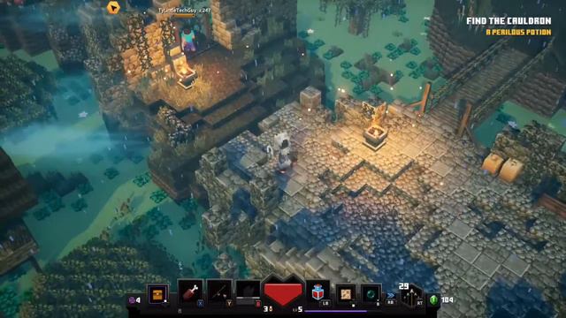 Minecraft dungeons with Ty little tech guy смотреть онлайн