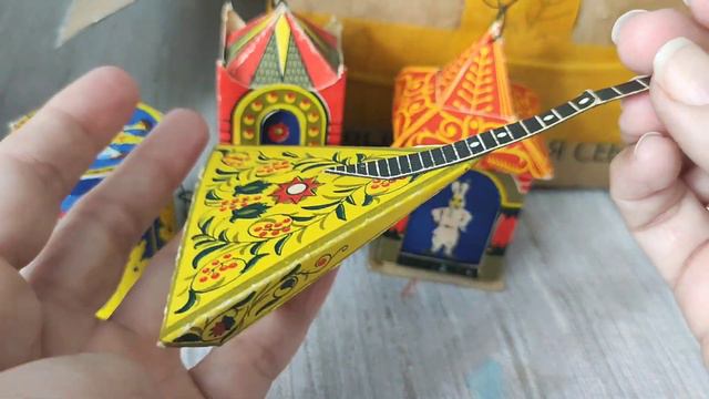Редкие елочные игрушки. Сюрпризницы 1955 года. смотреть онлайн