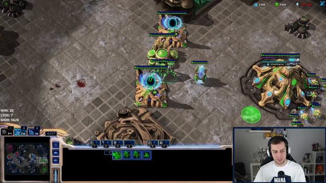 Relentless Zerg agression forced me to be creative! | Stalker Templar #8 Starcraft 2 смотреть онлайн