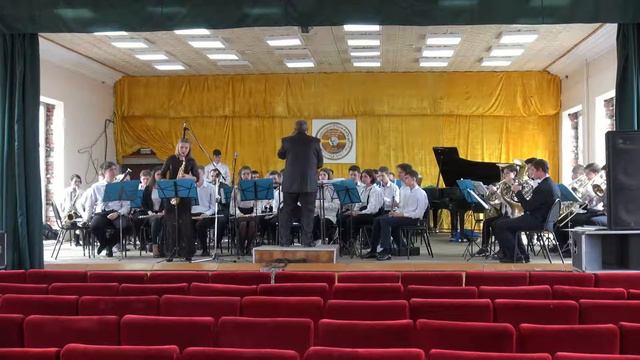 "Saxpack" - Otto M. Schwarz. Исполняет духовой оркестр ГПОУ "ДМК им. С. С. Прокофьева" смотреть онлайн