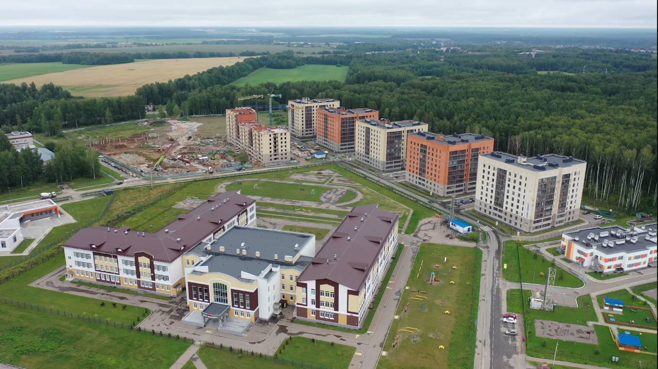 ЖК "Лесной квартал" - съемка с высоты смотреть онлайн