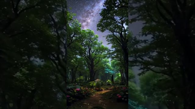 Заяц в сказочном лесу.🌲 смотреть онлайн