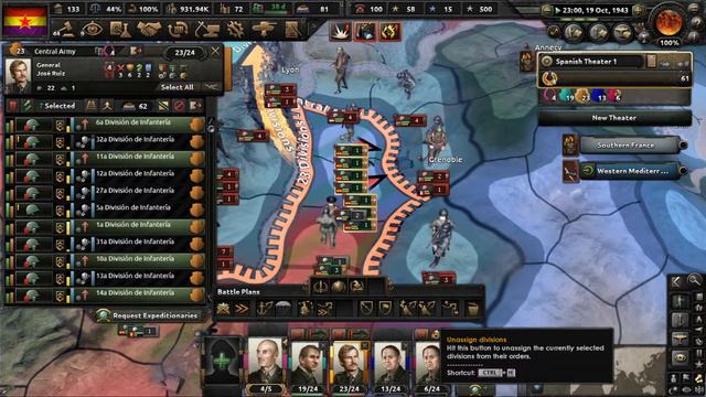 Lets Play Hearts of Iron 4 La Resistance | Communist Spain | Episode 23 смотреть онлайн