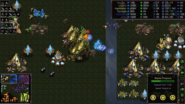 Starcraft Broodwar 3v3 Replay #1 смотреть онлайн