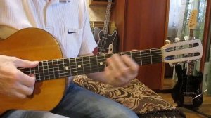 По полям по полям-Синий трактор-(как играть  на гитаре аккорды)