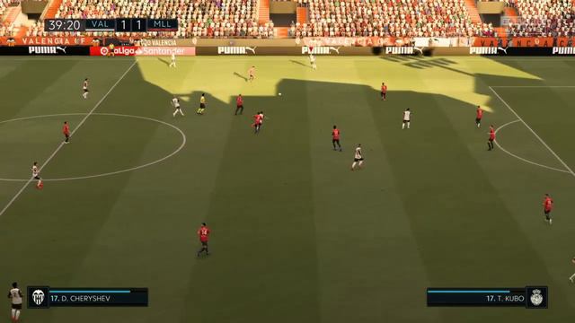 FIFA 22 - Valencia CF vs RCD Mallorca - La Liga Santander | PS4 смотреть онлайн