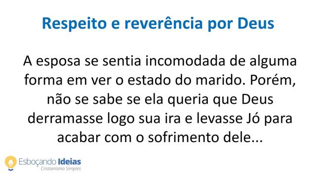 A mulher de Jó disse "Abençoa Deus e morre?" Sim, ela disse! Entenda... смотреть онлайн
