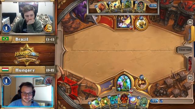 Brazil vs. Hungary - Group D - 2017 Hearthstone Global Games - Week 13 смотреть онлайн