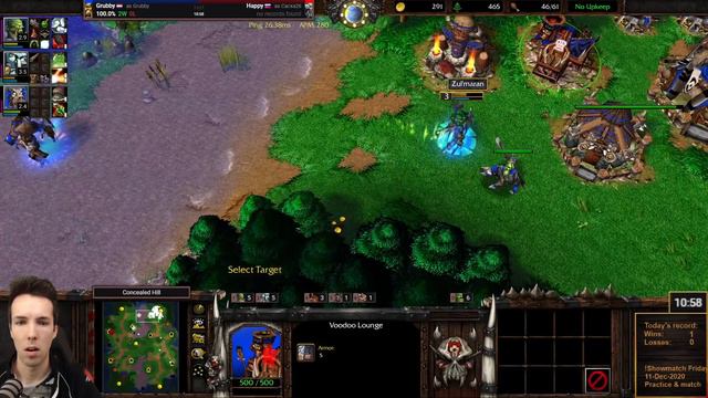 GRUBBY Vs HAPPY | WC3 | We Meet AGAIN!