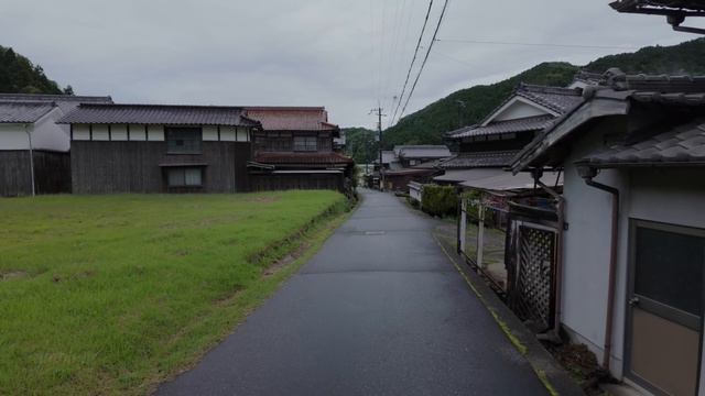 Early Morning Walk Through Village And Farmland, Yumesaki Japan