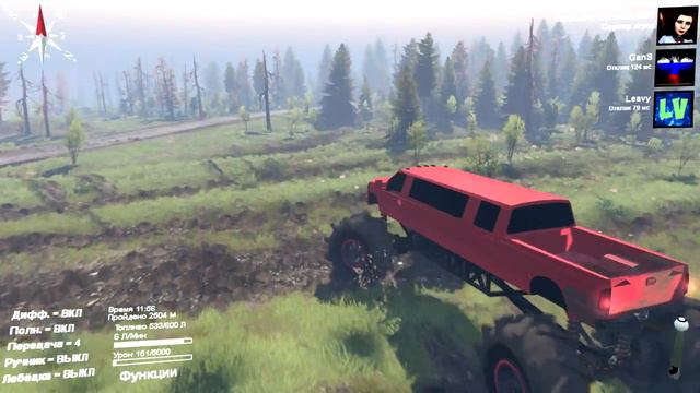 ДИКИЙ ЛИМУЗИН-БИГФУТ- Spintires смотреть онлайн