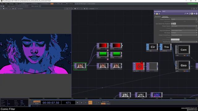 Comic Filter – TouchDesigner Tutorial 35 смотреть онлайн