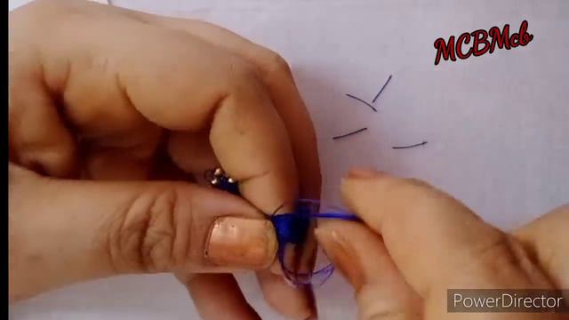 Using only 2 types of Materials Make Beautiful Saree Kuchu design at Home I Bridal Kuchu I MCBMcb смотреть онлайн