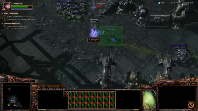 Stacraft II - Heart of the Swarm Mastery Achievement Part #14 "Dominion Domination" смотреть онлайн